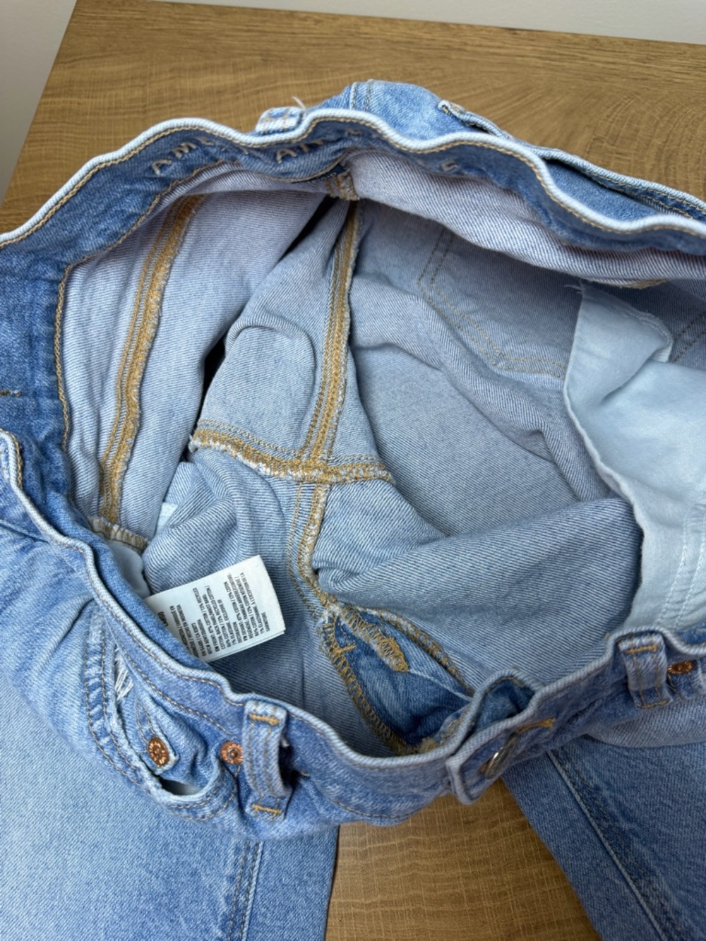 AE Stovepipe Jeans 8 Long and Tommy Bahama Relax 1/4 Zip Mens small pullover - Picture 7 of 16